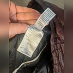 Calvin Klein  burgundy packable premium down long puffer coat size medium Photo 6