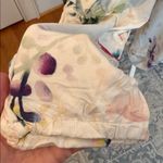 Soma  Cool Nights Pajama Set Mint Green V-Neck Top & Tropical Printed Pant Size L Photo 4