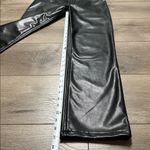 Abercrombie & Fitch  90’s Straight Ultra High Rise Black Leather Pants 26 Short Photo 13
