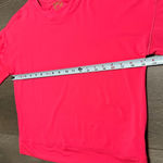 Lucky in Love LUV Hype Long Sleeve Tennis Top Coral Crush Pink Size XS/S Photo 8