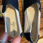 Toms Navy and White Espadrille Flats Photo 3