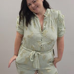 Ciebon Green & Gold Romper Photo 0