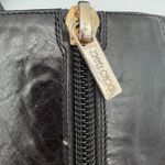 Jimmy Choo  Elegant Tall Block Heel Black Leather Sophisticated Boots IT 39.5 Photo 4