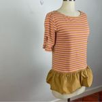 Anthropologie Maeve Ruffled Peplum Top Photo 2