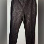 INC  Snake-Print Skinny Pants Brown 4 NWT Photo 0