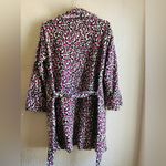 Victoria's Secret  SOFT COZY ROBE SLEEPWEAR M/L IN HEART LEOPARD PRINT NWT Photo 5