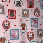 Cuddl Duds  pajamas set cute Pink Animal Print dog cat super soft cozy NEW small Photo 2