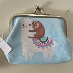 Absolutely Precious Sloth and Llama Coin Purse - Brand New With Tags! Photo 0