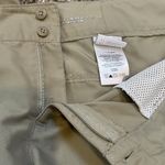 Columbia  PFG Womens 10W Cargo Shorts Khaki Tan Omni-Shade UPF 50 Capri Pockets Photo 10