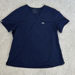 FIGS “Catarina” One Pocket Scrub Top navy blue 1668 Photo 2