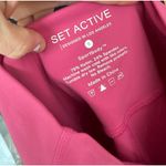 Set Active  Sportbody workout set leggings sports bra tank lollipop barbie pink Photo 3