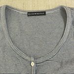 Brandy Melville  Blue & White Striped Tee Photo 1
