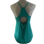 Lululemon tank top size 6 green racerback yoga workout athleisure top Photo 1
