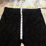 Insight Black Paisley Skinny Dress Pants Stretchy High Rise Size Medium Pockets Photo 10