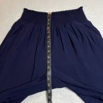 Simply Vera Vera Wang Pull On Cropped Wide Leg Pants Size L Beach Coastal Casual Blue Size L Photo 7
