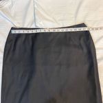 Anne Klein  Black Pencil Skirt Office Wear Business‎ Knee Length Lined -SZ 12 Photo 5