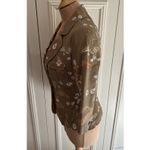 Cynthia Rowley  Deer Print Jacket Blazer Size 3 (Fits Size Small)‎ Nature Fall Photo 5