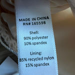 ANDIE  Swim Hydra Bikini Top Extra Small Vanilla Cream Crochet Lace Ruffled Photo 4