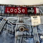 Levi's Vintage Y2K Levi SilverTab Jean Shorts Women 5/6 Blue Stone Wash Loose F… Photo 2