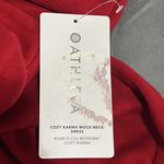 Athleta NWT  Cozy Karma Mock Neck  Sweatshirt Dress Size M. Photo 7