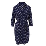 L'Agence pure silk wrap belted button up midi dress Size M Photo 2