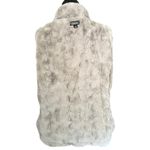 Nicole Miller Faux Fur Quilted Vest Jacket Gray Size Large Photo 4