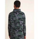 Field & Flower by Anthropologie Green Camo Wool Sweater Coat Photo 1