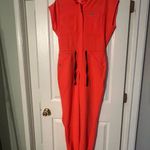 FIGS  jump suit in firey coral Photo 1