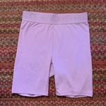 Varley DUSTY ROSE PINK LOGO BAND BIKE SHORTS ATHLETIC BUTTERY SOFT Photo 0