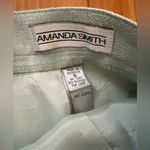 Amanda Smith  Skirt Suit 8 Mint Green Lined Straight Knee Length Photo 7