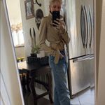 Super cute cropped trench coat rustic raw edge Tan Size undefined Photo 2