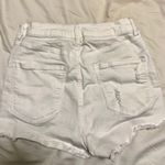 Refuge White Ripped Shorts Photo 2