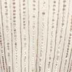 Show Me Your Mumu  Sz L Michelle Flutter Dress Gown Show Me the Ring Beaded Beige Photo 11