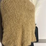 Shawl Bridal Wrap Evening Cover Up Softest Wool Mohair Handmade Brown Size M Photo 4