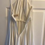 Easy Street Vintage  Fashion New York white pleated dress low V‎ size 9 Photo 6