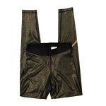 Nike NWT,  Women's Pro Dri-Fit Sparkle Black Gold Leggings Full Length, Sz S Photo 5