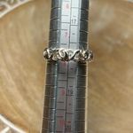 Sterling Silver Rose 925  Band Ring Photo 13