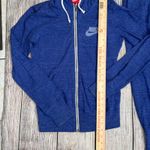 Nike Blue Full Zip Hoodie Jacket Sz Small & Joggers Sz. M Womens Tracksuit Set Photo 2