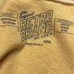 The Original Retro Brand  Yellow Puddles Oregon Ducks 3 Quarter Sleeve Tee Large Photo 12