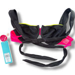 Beach Bunny Karter Neon Pink Black Lime Green Bikini Top XS Photo 2
