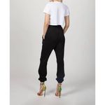 We Wore What Black Drawstring Sweatpant Jogger Loungewear Casual Pants Size Small Photo 4