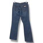 Calvin Klein  size 4 women’s bootcut denim jeans pull on zip button closure Photo 1