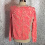 J.Crew  plumeria floral swing sweater neon Photo 6