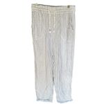 American Eagle Aerie - Blue Striped Knit Pants Sz M Photo 1