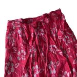 Kaktus Linen Blend Cropped Pants Pink Size M Photo 1