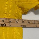 J.Crew  Ruffle Trim Tiered Dress size small yellow Photo 5