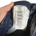 Good American Women’s Good Legs Raw Hem Slim Jeans Dark Wash Size 28 Photo 10