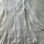 Elegant White Long Sleeve Dress Photo 4