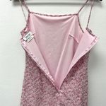 Vintage Y2K Byer Too! Floral Chiffon Slip Dress Pink Size‎ 3 Size 2 Photo 6