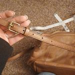 Fossil vintage brown leather crossbody bag Photo 11